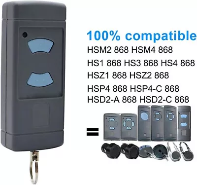 Hormann HSE2-868 HSM4-868 HS4-868 868.3MHz Compatible Remote Control • £17.47