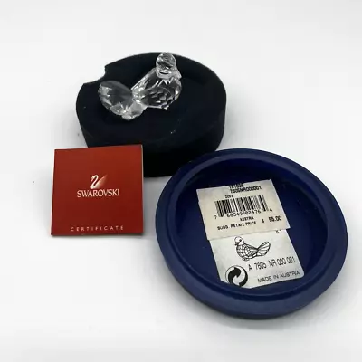 Vintage Swarovski Crystal Miniature Dove Figurine Retired Original Box • $9.99