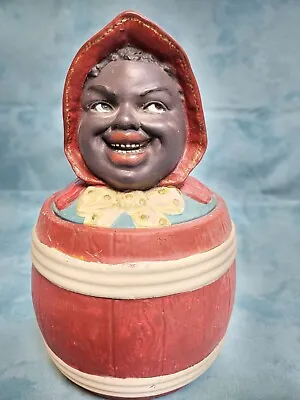 Antique Johann Maresh Smiling Lady Tobacco Jar • $195