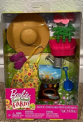 Barbie Sweet Orchard Farm Gardening Playset Accessories - New • $29.99