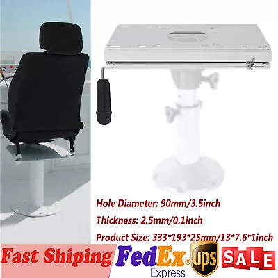 Adjustable  Locking Boat Seat Pedestal 13-19   Adjustment Heavy Duty Universal • $66.50