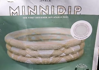 MINNIDIP Arched Rattan Inflatable Mini Dip Adult Kiddie Pool 5.5' Wide NEW • $44.95