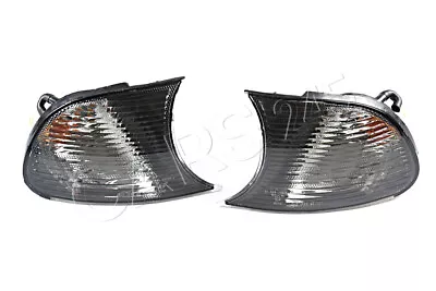 BMW 3 Series E46  Coupe Cabrio LCI 2001-2003 Pair Corner Light Turn Signal Black • $30.98