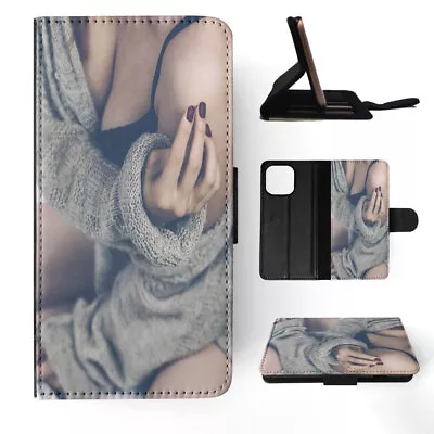 Flip Case For Apple Iphone|sexy Girl Showing Shoulders • $19.95