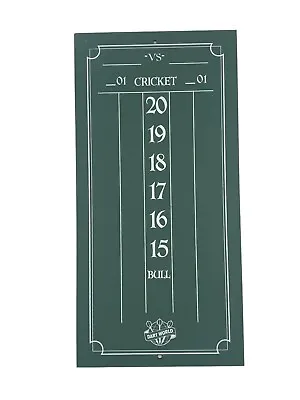 Vintage Dart World Mini Chalk Scoreboard 7” 3/4 X 15” 3/4 • $20