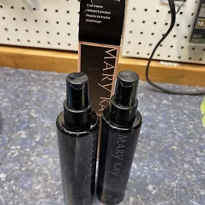 MARY KAY MAKEUP BRUSH CLEANER QUICK DRYING SPRAY Expired 4/19 2 Bottles 6 Oz • $16.99