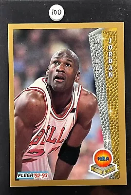 1992-93 Fleer - Award Winner - Michael Jordan - #246 - MVP - HOF - NM-MT • $0.99