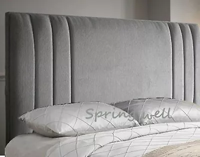 £44.95 • Buy Upholstered Chenille Fabric Sidebar Cruched Headboard Size 26''/30''/36''/44''