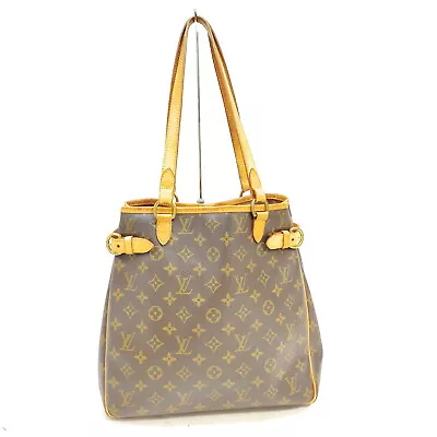 Louis Vuitton LV Tote Bag  Batignolles Vertical Brown Monogram 3548562 • $202.50