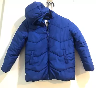 Boys Quality Warm Winter  Puffer Hooded Jacket Size 7 - 8 Great Condition • $20