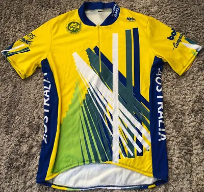 027 Vintage Netti Australia Cycling Federation Jersey Mens XL *Read* • $19.99