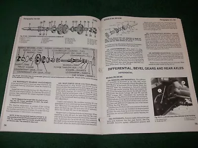 Ford Tractor Shop Manual I&t F0-4 Models 2n 8n 9n With Wiring Diagrams • $19