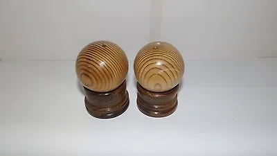 £22 • Buy Gavels A Pair Of Pine Ball Gavels 2 1/2  With Laburnham Stands Hand Made New