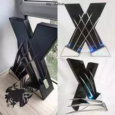 X-men Wolverine Weapon 1/1 Steel Claw Cosplay LED Base 440C Metal Property-NEW • $169.99