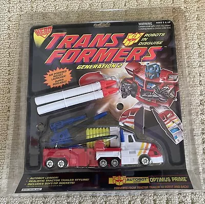 (Vintage) 1993 Hasbro Transformers Generation 2 (G2) Hero Optimus Prime SEALED • $100