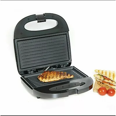 £21.79 • Buy Panini Press Healthy Grill Non-Stick Powerful Toaster Toast Sandwich Maker 750W