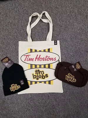 £44.24 • Buy Justin Bieber Tim Biebs Merch NEW- Beanie, Fanny Pack, & Tote Bag