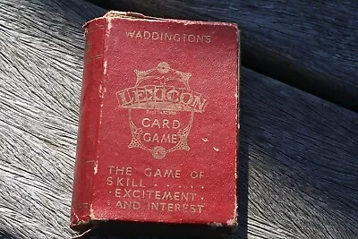 Vintage Waddingtons Lexicon Card Game • £9.95