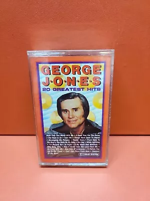 Vintage 1987 George Jones 20 Greatest Hits Cassette Tape ~ DXL-7778 • $6.25