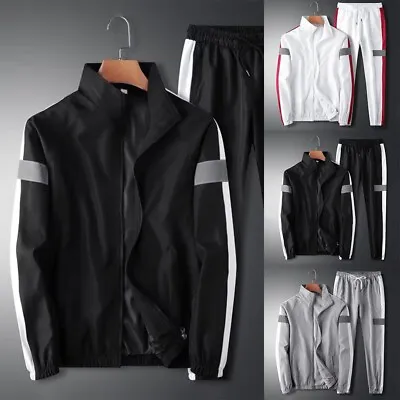 2Pcs Sweatshirt Pants Mens Tracksuit Sets Bottoms Casual Sports Set Jogging Suit • $26.48