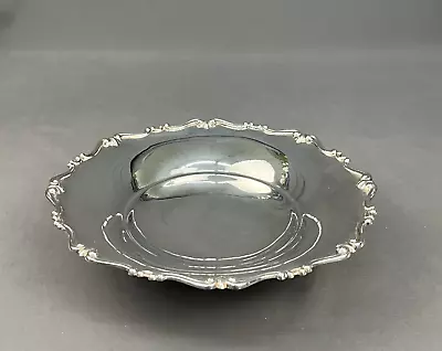 Vintage 800 Silver Tri-Footed 10 1/4  Scalloped Bowl ~ 350  Grams • $199.99