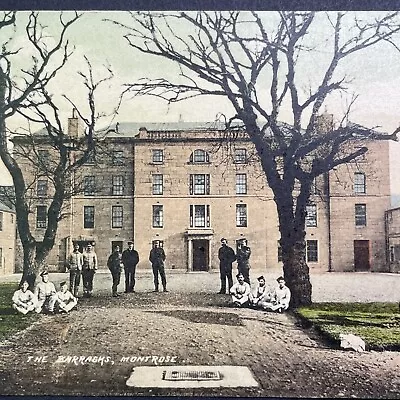 Antique 1930 Army Barracks In Montrose Scotland Real Photo RPPC Postcard V3440 • $19.99