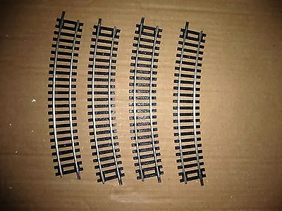 Hornby 00 Gauge Nickel Silver R606 2nd Radius Curve X 4 • £6