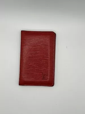 Louis Vuitton Epi Pocket Organizer Red Wallet • $119.99