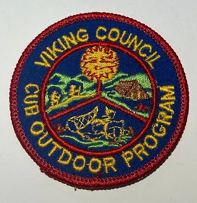 Viking Council Cub Outdoor Program  Patch Boy Scout RC4 • $7.37