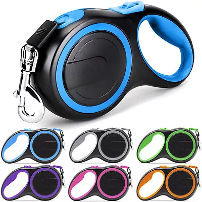 £13.49 • Buy Retractable Dog Lead Extendable Training Dog Leash Pet Leads 3 Sizes 3m 5m 8m