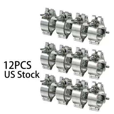NEW 2 Inch Global Truss O Clamp Hooks Aluminum Alloy Stage Lighting Mount 12PCS • $38.01