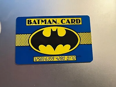 1989 Batman Movie Promo Membership Card OSP Publishing DC Comics • £14.25