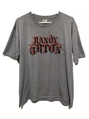 Randy Orton WWE 2012 Shirt Mens Grey Short Sleeve Size XL • £30.96