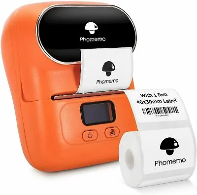 Portable Bluetooth Label Sticker Maker Machine Wireless With Thermal Paper Lot • $6.90