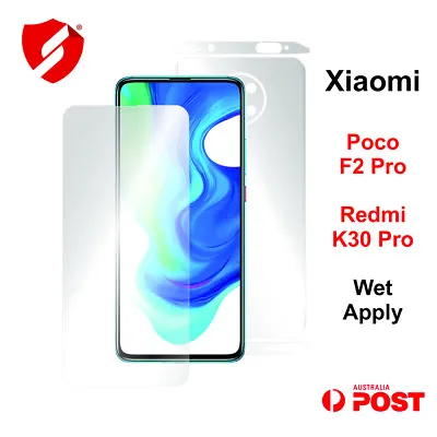 $12.95 • Buy Xiaomi Redmi Poco F2 Pro K30 Pro Screen Protectors Anti-Scratch Skin Wrap Dual