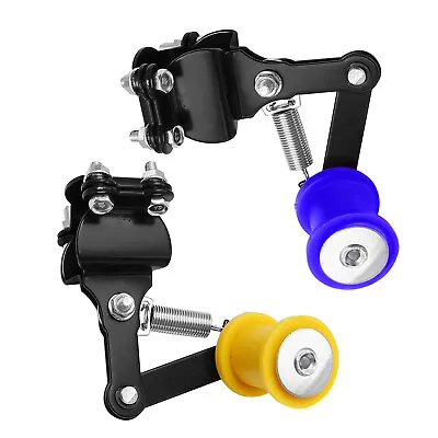 Motorcycle Chain Tensioner Adjuster Roller Bike Chain Regulator Slider • $13.76