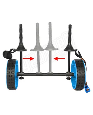 Adjustable Kayak Trolley Aluminium Suits Sit On Kayaks • $79.95