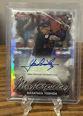 2023 Bowman’s Best MASATAKA YOSHIDA RC #BMA-MY Masterpieces AUTO /99 Red Sox • $75