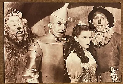 Wizard Of Oz Movie Scene Scarecrow Tin Man Lion Dorothy Vintage Postcard • $3.99