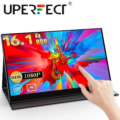 UPERFECT 16  Touchscreen 1080P Portable Monitor FHD Extended Display HDR Screen • $139.99