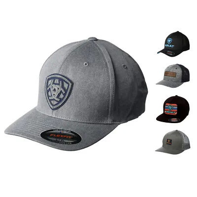 $32 • Buy Ariat Mens Flex Fit Logo Ball Cap Hat