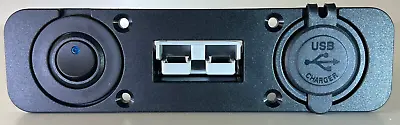 50a Anderson Plug Dual 4.2a Usb Charger Socket + On/ Off Switch Flush Mount Au • $33.95