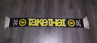 Official Black Yellow And Pink Take That Scarf • £6