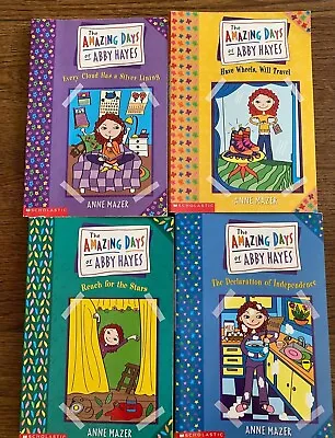 $9.99 • Buy Lot Of 4 Of Scholastics  The Amazing Days Of Abby Hayes  By Anne Mazer