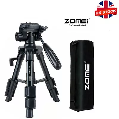 UK ZOMEi Q100 Portable Tripod Lightweight Aluminum Tripod For DSLR Smartphones • £16.99