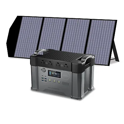 ALLPOWERS 2000W Solar Portable Power Station With Portable Solar Panel 18V 140W • $799