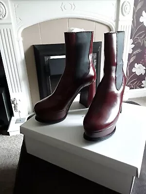 £25 • Buy Other Stories Size 7 Boots Burgundy