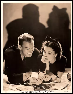 Maureen O'Sullivan + Dennis O'Keefe In Hold That Kiss (1938) Movie Photo M 208 • $15.19