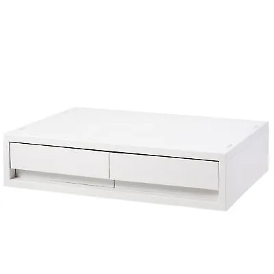 Muji Polypropylene Case White Gray Width 37 Depth 26 Height 9cm 2 Drawers Width • $46.12