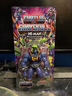 *** Motu Tmnt Turtles Of Grayskull Mutated He-man  Brand New *** • $23.90